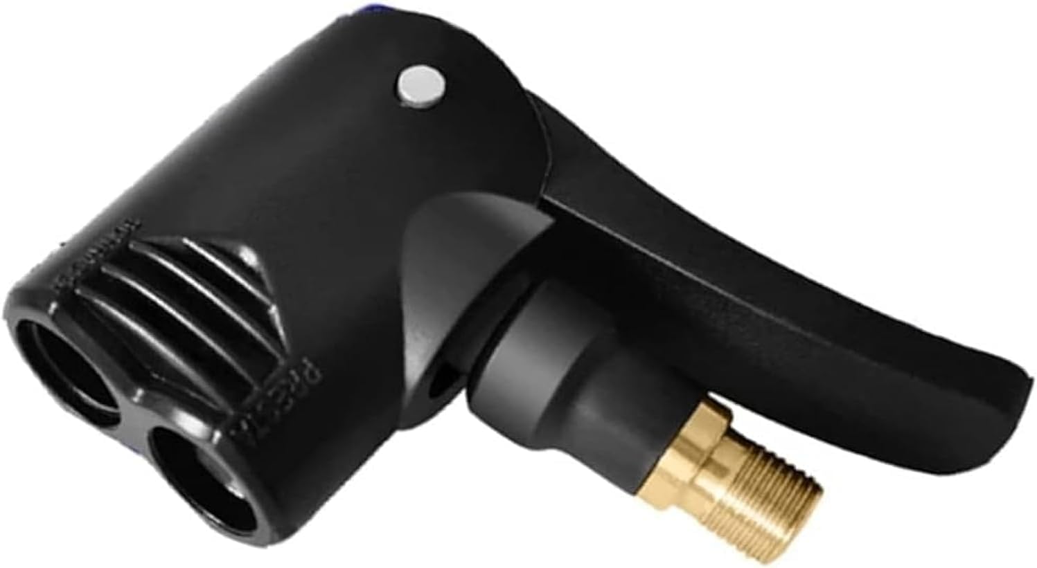 1PC Black Bike Pump Adapter Valve Adapter Dual Head Bike Track Tyre Air Valve for Bicycle Pump Connector Head Accessories Tires and Tubes