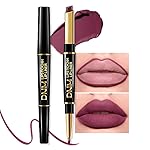 evpct 1Pcs More Berry Lip Liner and Lipstick Set Kit for Women, Matte Lips Kit with Lip Liner Lip Stains Long Lasting Waterproof 24 Hour Lipstick and Lip Liners Combo Lipliners Pencil 29