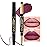 evpct 1Pcs More Berry Lip Liner and Lipstick Set Kit for Women, Matte Lips Kit with Lip Liner Lip Stains Long Lasting Waterproof 24 Hour Lipstick and Lip Liners Combo Lipliners Pencil 29
