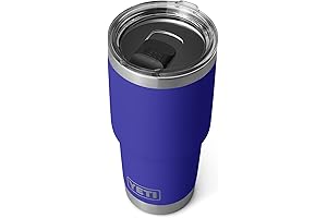 Rambler 30 oz Stainless Steel Vacuum Insulated Tumbler with MagSlider Lid in Blue Yeti