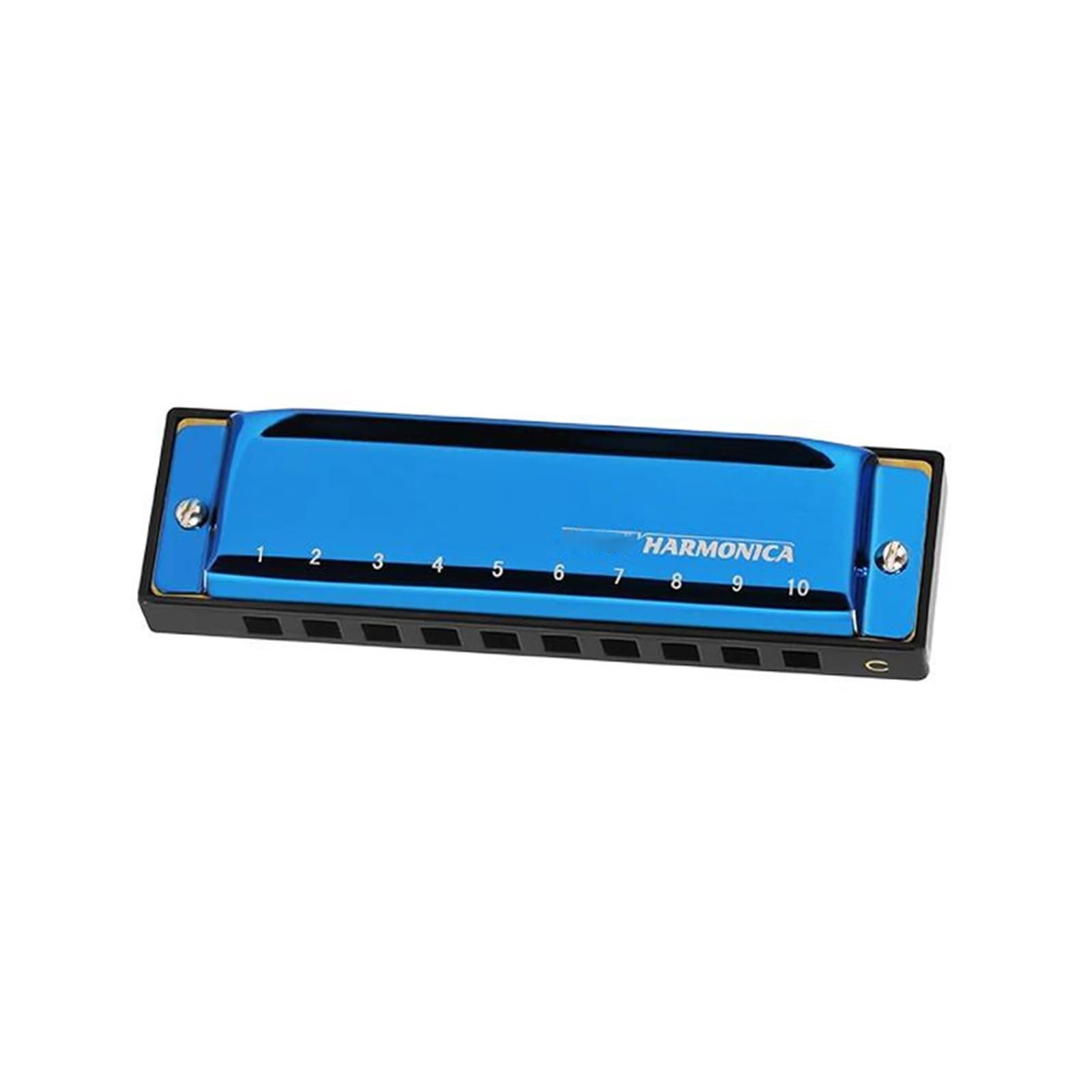 Armonica Professionale Armonica Blues A 10 Fori Per Principianti Tonalità Di Do(Blue)