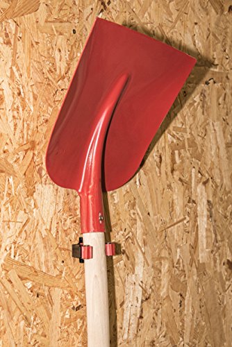 Connex Gerätehalter Kunststoff bis 35mm / Klemmhalter / Besenhalter / Wandhalter / Ordnungssystem / Garten / GH135