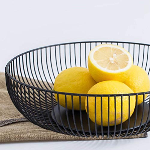 BESPORTBLE cesta de frutas ferro tigela de frutas para lanche prato de armazenamento de vegetais par