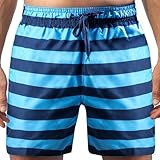 Kanu Surf Men's Riviera Swim Trunks (Regular & Extended Sizes), Troy Navy/Blue, Medium