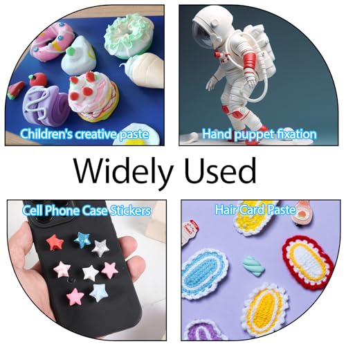 IANFAN 320 Stück Doppelseitige Klebepunkte, 13x8mm Transparente Klebepads Keine Runde Aufkleber Abnehmbar Selbstklebende Klebepunkte Punktaufkleber für Heim Büro Festival Ballon Dekoration