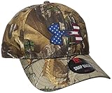 Under Armour Men's Camo Big Logo 2.0 Cap, Realtree Ap-Xtra/White, One Size