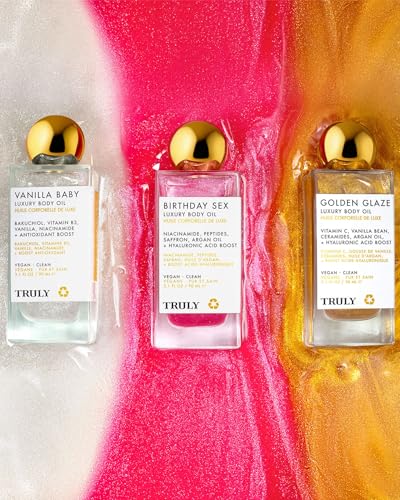 Image of Truly Beauty Luxury Body Oil | Hydrating Shimmer Oil for Glowing Skin