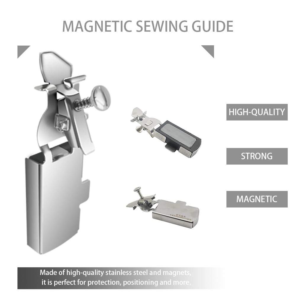 Guida Per Cucitura Magnetica Universale – Accessorio Per Macchina Da Cucire In Acciaio Inox - 2