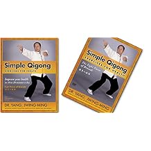 Bundle Simple Qigong Exercise DVD and qigong book for BEGINNERS - Eight Brocades / Ba Duan Jin YMAA chi kung exercise Dr. Yang, Jwing-Ming