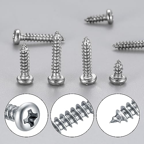 Set di viti autofilettanti in metallo con 335 viti...