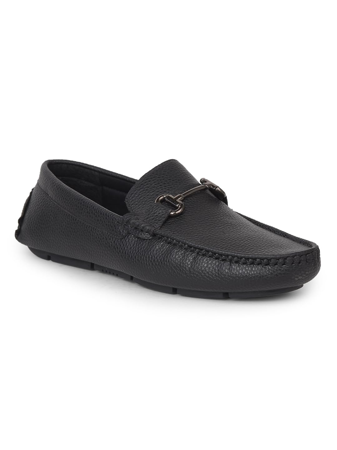 bata Men's Casual Loafer Shoes - Black-picture-30