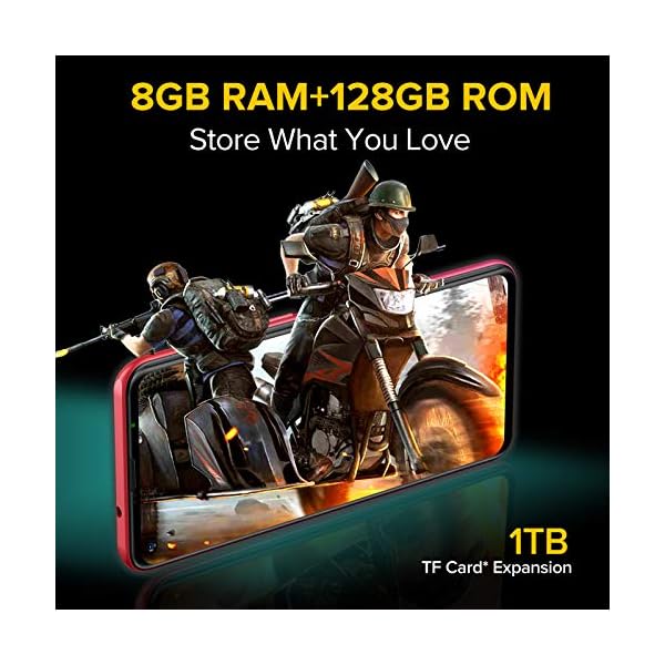 Ulefone Unlocked Smartphones Note 11P, 8GB+128GB Android 11 Unlocked Cell Phones, 48MP Quad Rear Camera, 3 Card Slots, 6.55" Screen Dual 4G Unlocked Phone, 4500mAh, Global Bands, US Version