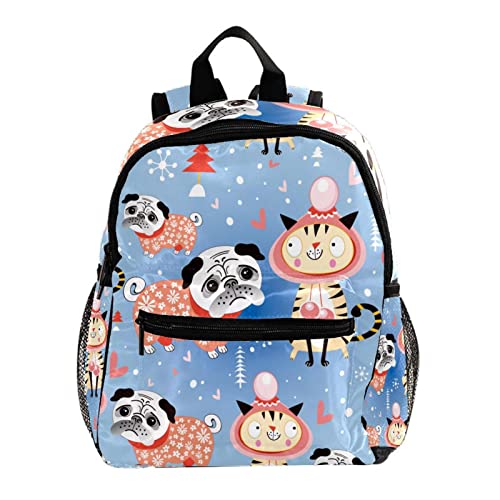 Sac à dos pour garçons motif flocons noir 30,5 cm enfants