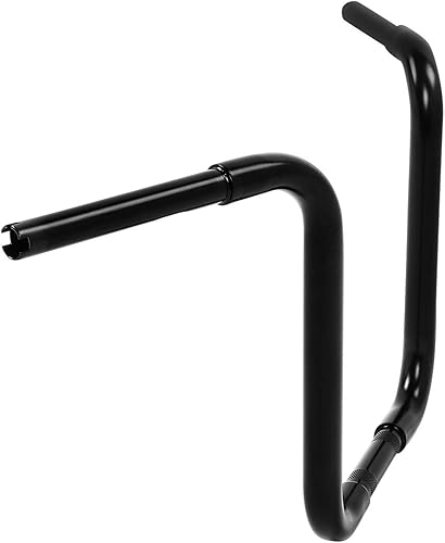 Miniatura 7 de TCT-MOTORPARTS Negro 14 "Rise 1-14" Ape Hanger Manillar Ajuste Para Harley Sportster XL1200 883 Softail personalizado FLST FXST