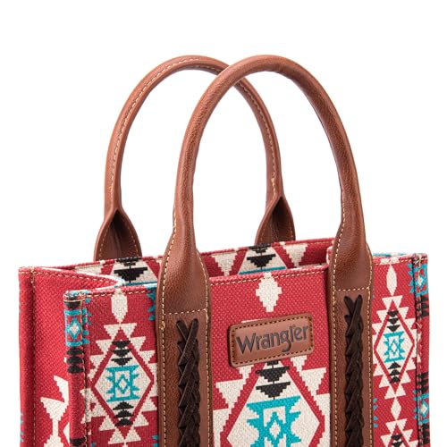 Image of Wrangler Aztec Tote Bag for Women Boho Shoulder Purses and Handbags