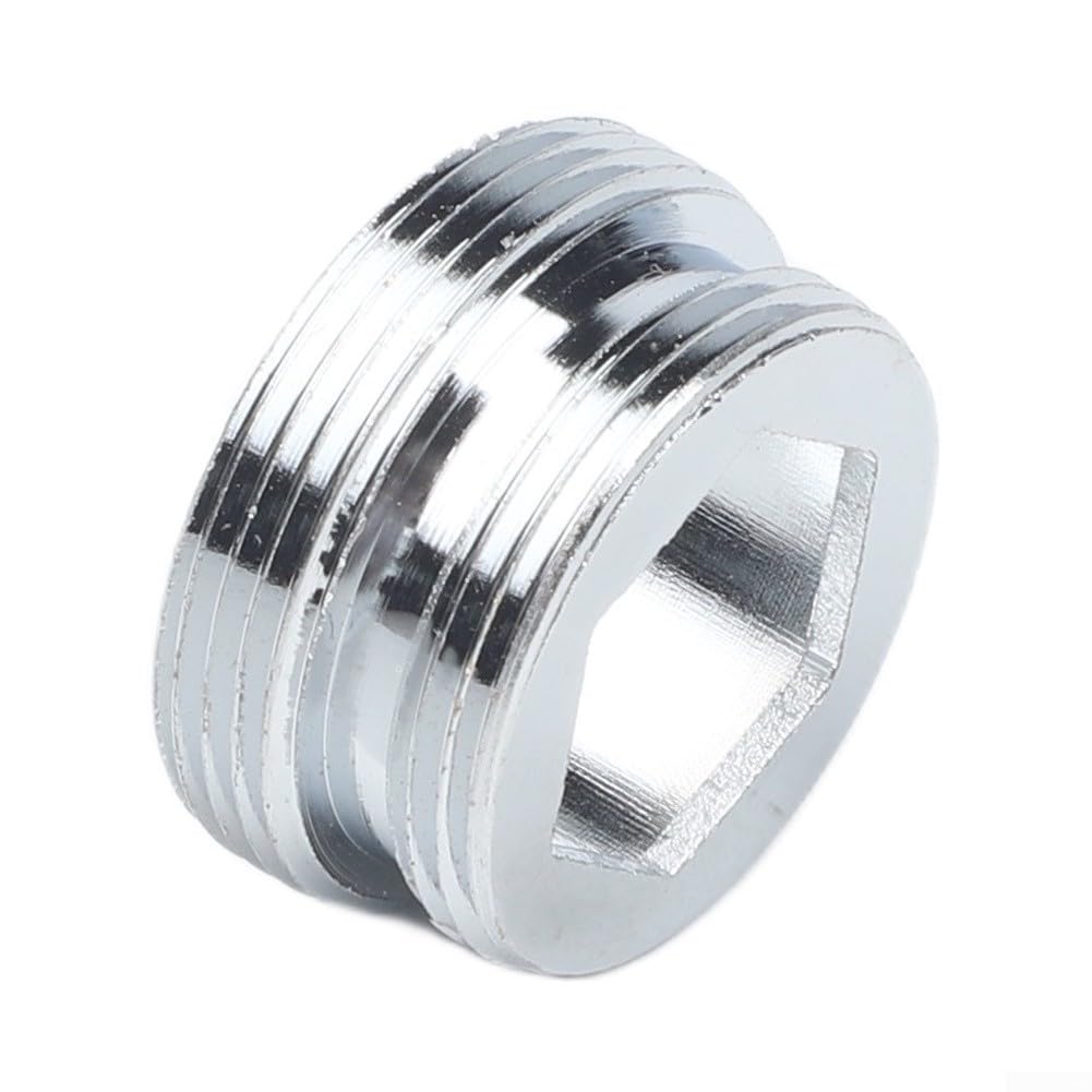 ZQFHSX Faucet Aerator Adapter Converting 14 16 18 20 22 24 26 28 Mm To For Basin Faucets And Sink Taps With Versatile Compatibility Home Bathroom Plumbing Improvement Kit(24-22 male)