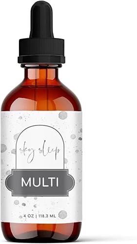 BOWMAR NUTRITION Sky Sleep Multivitamina, promueve la salud general con altas dosis de vitaminas y minerales, vegano, sin gluten, 100% orgánico, sin