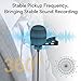 MAONO Lavalier Microphone, Clip on Lapel Mic with Omnidirectional Condenser for Podcasting, Recording, Vlogging, Compatible with iPhone, Android, Smartphone, DSLR, Camera, PC, Computer, Laptop, AU-100