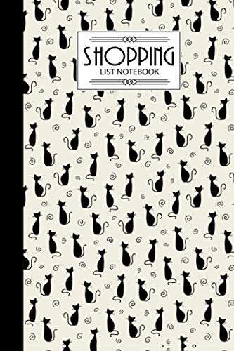 Shopping List Notebook: Cats Shopping List Notebook, Shopping List of The Weekday, 120 Pages, Size 6" x 9"