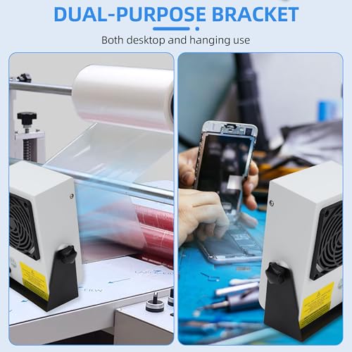 Image of ESD Ionizing Air Blower Ionizer Fan Anti Static Ionizer Electrostatic Discharge Fan Desktop Static Eliminator Anti Static Fan 110V