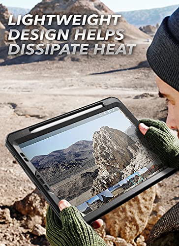 Image of SUPCASE for iPad Pro 12.9 inch Case 2022 /2021 /2020 with Pencil Holder Black