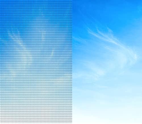 CBW - Malla de fibra de vidrio de repuesto para ventana, color negro (60 x 110 pulgadas, negro)