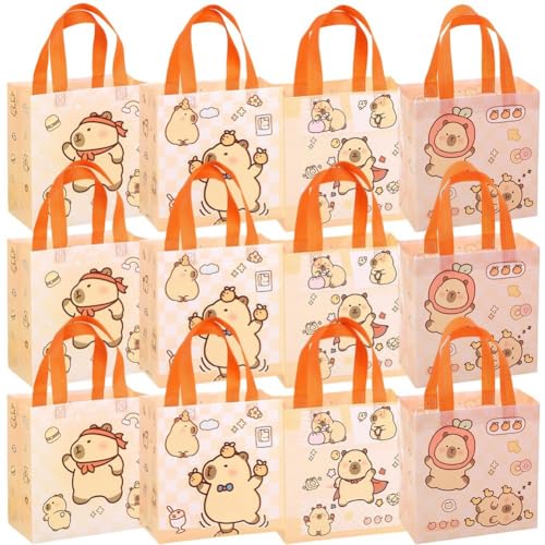 Décorations de fête d'anniversaire avec sacs cadeaux Capybara
