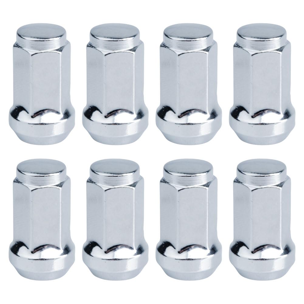 Tusk Tapered Lug Nut Kit 12mm x 1.25mm Thread Pitch (8-Pack) Chrome for the Wolverine RMAX 2 1000/RMAX 4 1000 R-Spec, Sport XT-R and Limited Editions 2021-2024