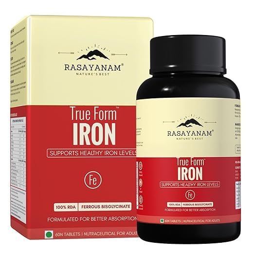 Evorina Rasayanam Iron Supplement for Women & Men | Ferrous Bisglycinate with 4X Absorption | Vitamin C & B-Complex | Easy Digestion, Boosts Hemoglobin & Energy | High Strength Herbal Supplement | Clean Label Ayurvedic Wellness-image-44