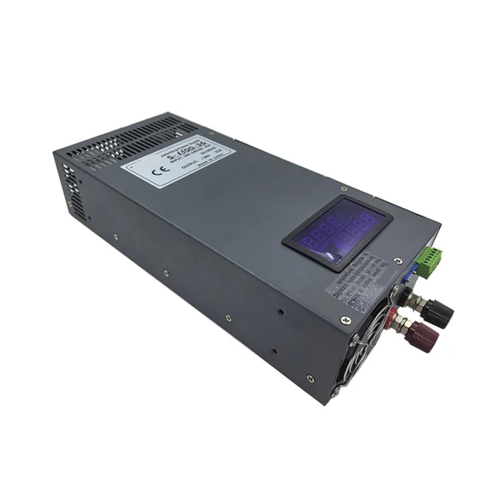 GWRQXWCKA 1500w Switching Power Supply with Or Withought Display AC-DC12v 13.8v 24v 36v 48v 60v 72v 80V(110V-0-13.8V 0-108A)