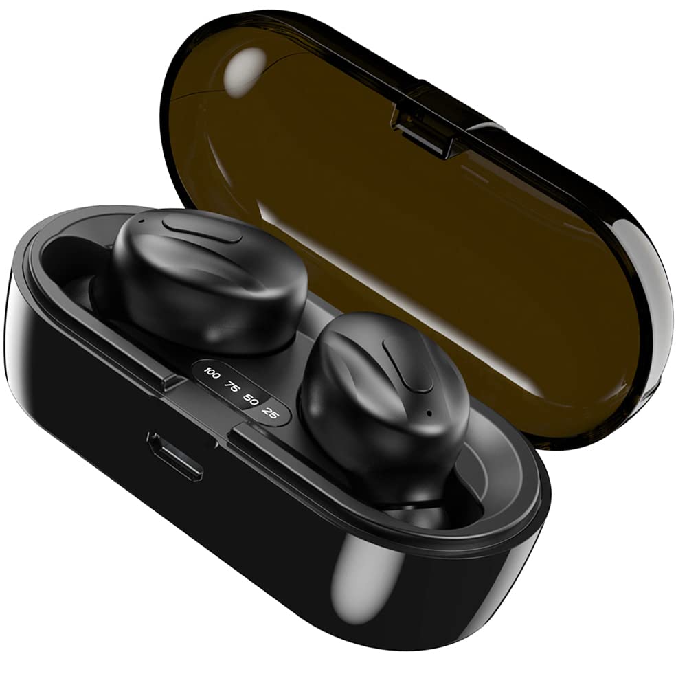 LINCHMIn-Ear Extra Bass Headset Headphones Bluetooth Earphones with HIFI Sound for Indoor Outdoor (3-K)