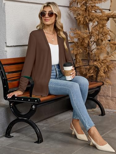 Image of Heymoments Cardigan for Women Long Sleeve Lightweight Sweaters