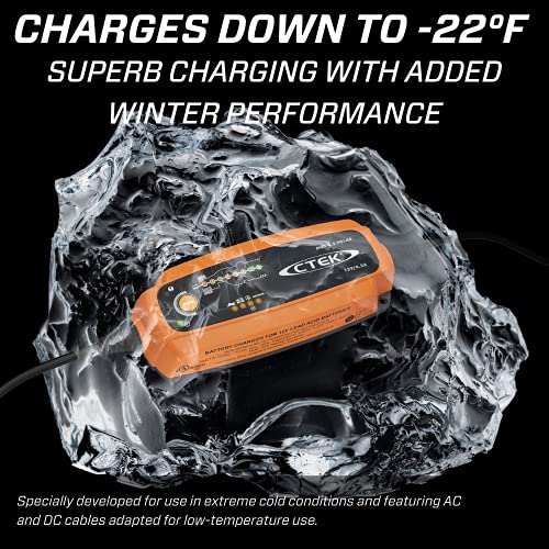 Ctek (56-958) Mus 4.3 Polar 12 Volt Fully Automatic Extreme Climate 8 Step Battery Charger #TOP3