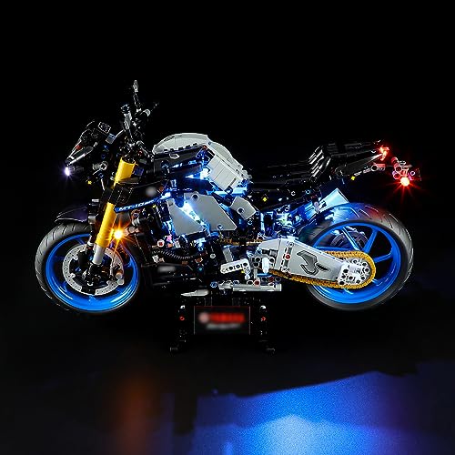Image of LIGHTAILING Light for Lego- 42159 Yamaha MT-10 SP - Led Lighting Kit Compatible with Lego Building Blocks Model - NOT Included The Model Set