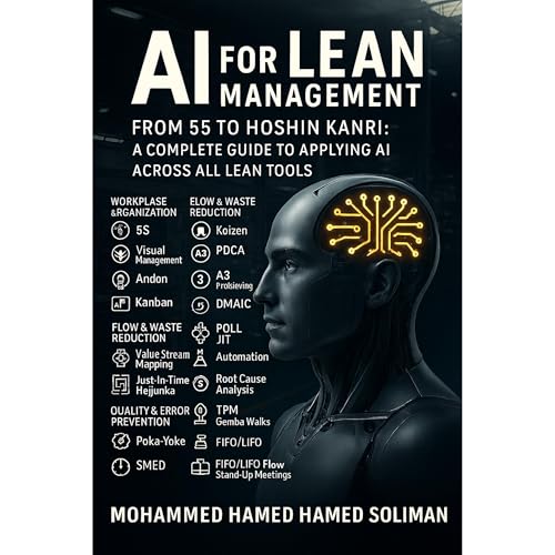AI for Lean Management Audiolibro Por Mohammed Hamed Ahmed Soliman arte de portada