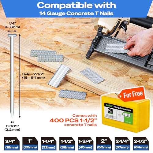 meite ST64L Extended Muzzle Nailer