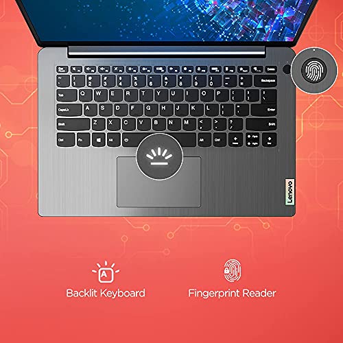 Image of (Renewed) Lenovo Ideapad 3 AMD Ryzen 5 5500U 14 inches FHD Laptop (8GB /512GB SSD /Windows 11 /Office 2021 /Backlit Keyboard /Fingerprint Reader /2Yr Warranty /Arctic Grey /1.41Kg), 82KT00MSIN