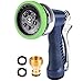Produktbild Gartenbrause, Aiglam Garten Handbrause, Düsen Spritzen Pistole Gartenschlauchdüse Wasserpistole Handsprüher Bewässerungsbrause für Bewässerung Rasen, Autowaschen, Haustier Baden, Bürgersteig Reinigung