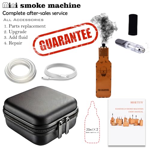 Máquina de humo portátil de mano con efectos de humo miniatura 4