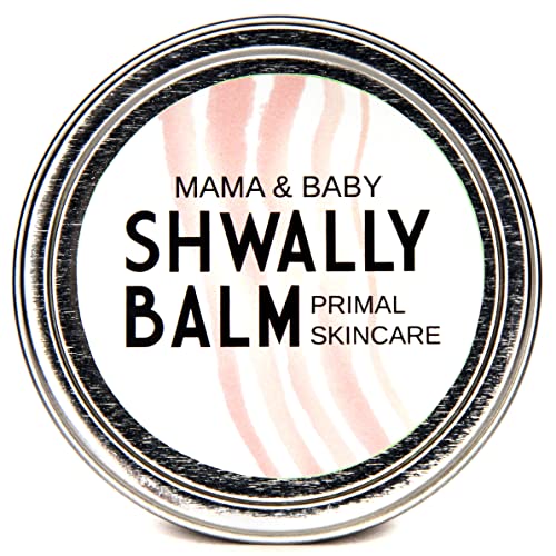 Image of Shwally Primal Baby Bootie and Nipple Balm, The West Coast Original, 100% Grass Fed Tallow, Calendula Flowers and Protective Beeswax, Pregnancy and Nursing Safe, Unscented, for All Skin Types