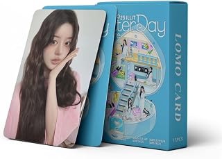 ILLIT 2025 Glitter Day in Seoul Laser Lomo Cards - 55PCS Photocards Set for ILLIT Fandom