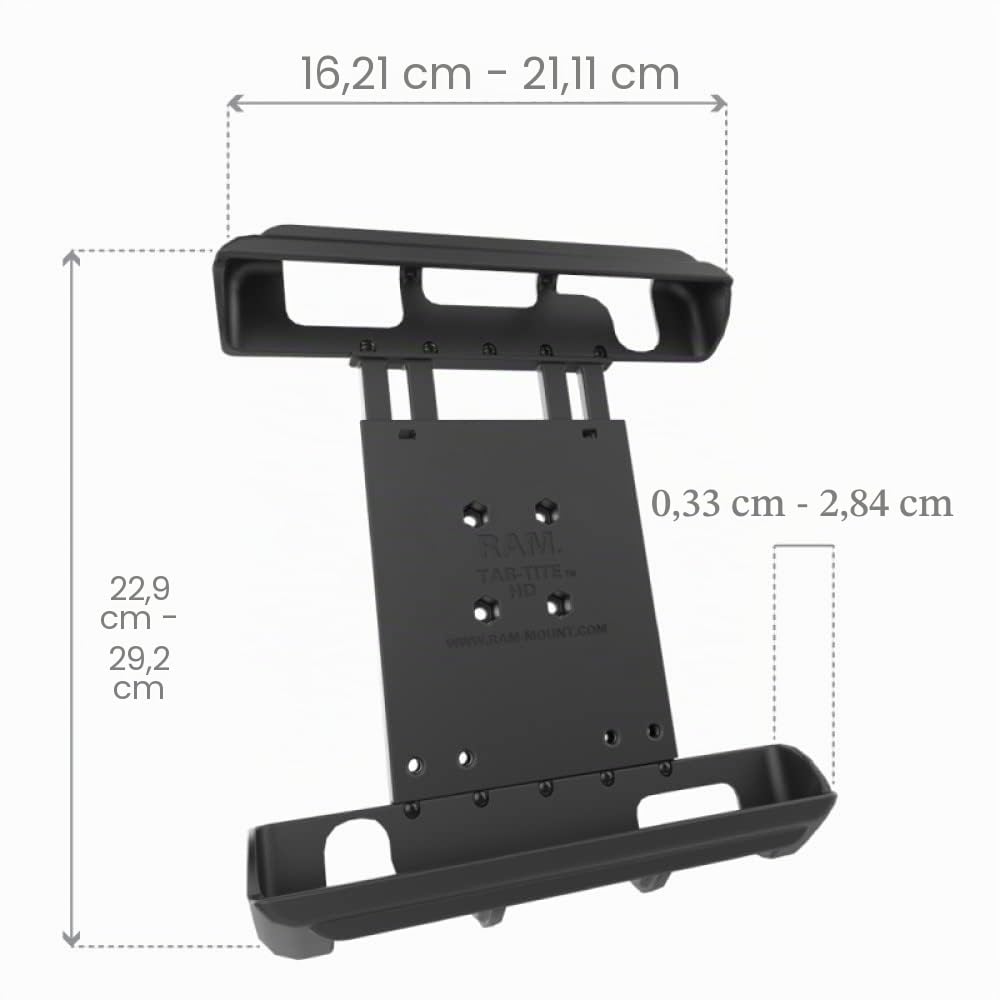 HOLDER UNIVERSALE A MOLLA RAM-HOL-TAB8U RAM TAB-TITE� PER TABLET-PC DA 10 POLLICI