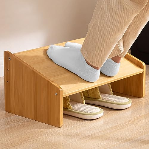GAESHOW Repose-Pieds Sous Bureau, Repose-pieds Réglable 3 Réglables en Hauteur, Repose-pieds Ergonomique et Ajustable, Meilleure Posture pour Soulage Douleur et Offre Un Soutien Orporel
