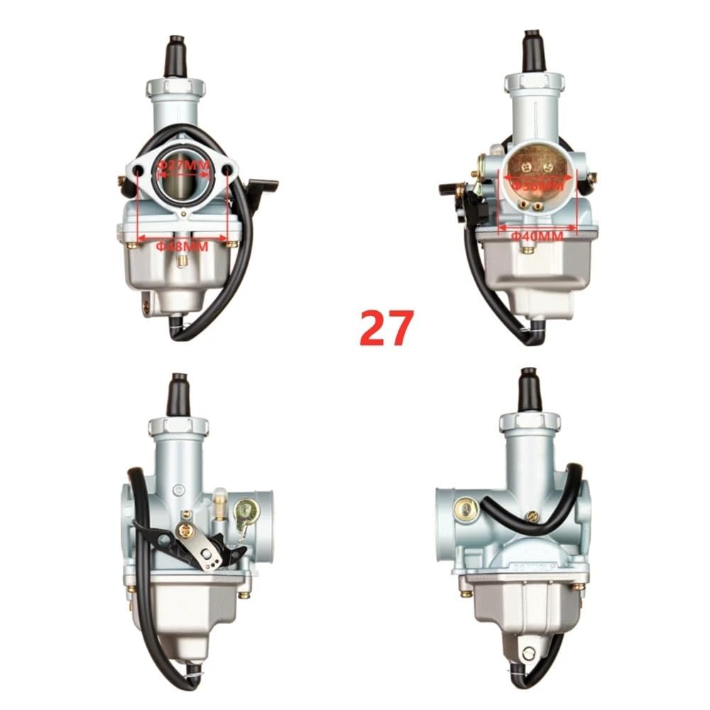 Motocykl PZ26 PZ27 PZ30 gaźnik pasuje do Hond ATV motor terenowy skuter pitbike gokart wymiana Carb 4 suwowy 26 27 30 MM Carb(PZ27 Automatic)