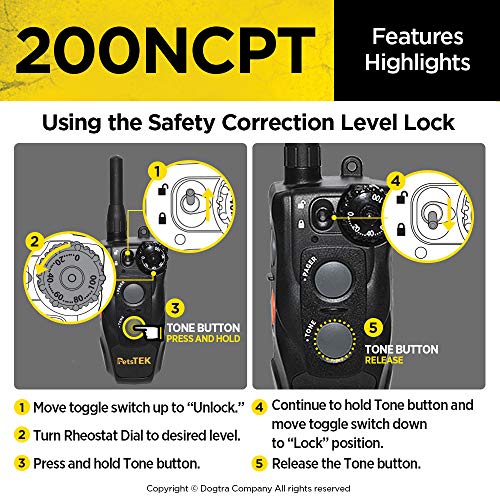 Dogtra 200NCPT Electronic Dog Training Collar with Remote for Small Dogs to Large Dogs - 2640 ft Range, Vibration, Tone… - Image 6