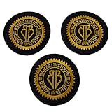 Buckaroo Banzai Institute Logo Embroidered 3 1/2' Diameter Embroidered Patch Set of 3