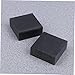 Homoyoyo 12pcs Rubber Cushion Pads for Noise Reduction and Vibration Absorption Durable Black Buffering Supplies for Industrial and Home Use