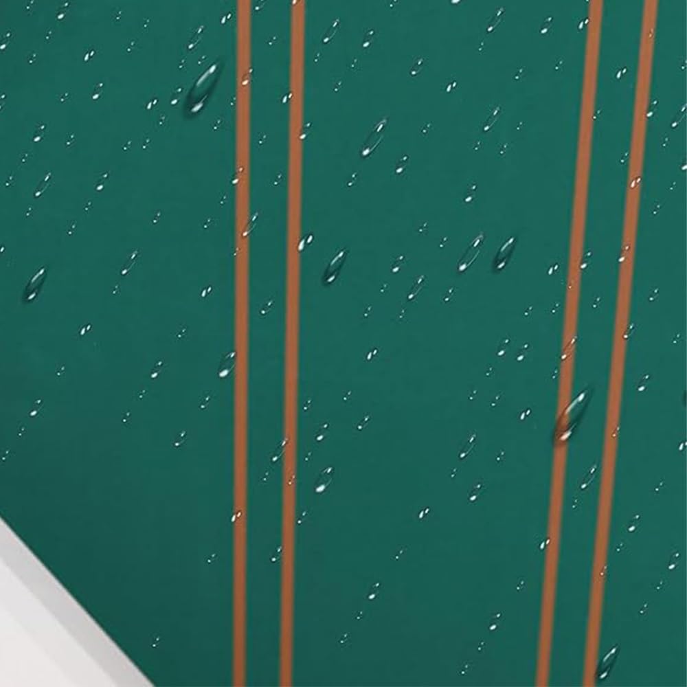 Telo di ricambio per tenda da patio retrattile, 33 x 3 m, impermeabile, copertura per esterni, copertura verde per ombrellone, copertura in tela per terrazza, patio, giardino, protezione UV