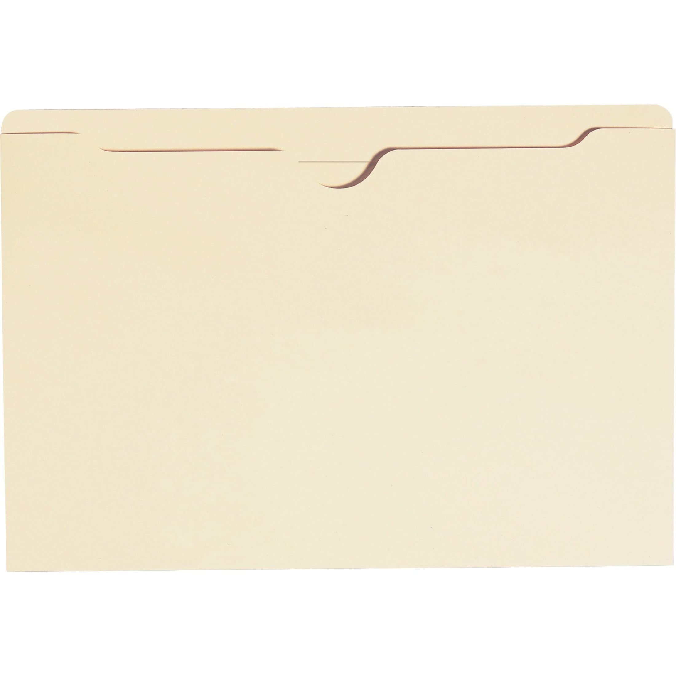 Smead File Jacket, Reinforced Straight-Cut Tab, Flat-No Expansion, Legal Size, Manila, 100 per Box (76500)