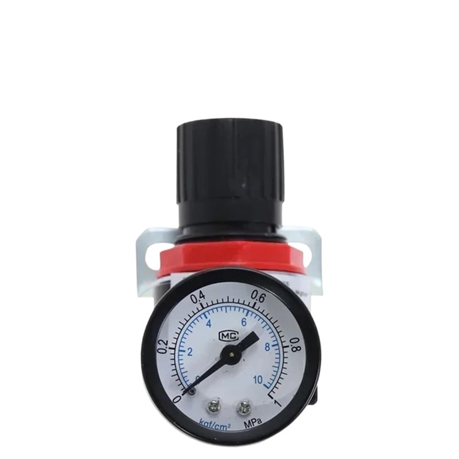 AR2000 - Regolatore pneumatico di pressione dell'aria da 1/4", con manometro regolabile, controlla la pompa del compressore e regola le unità di trattamento (AR2000 w PC12 mm, 1 pezzo)